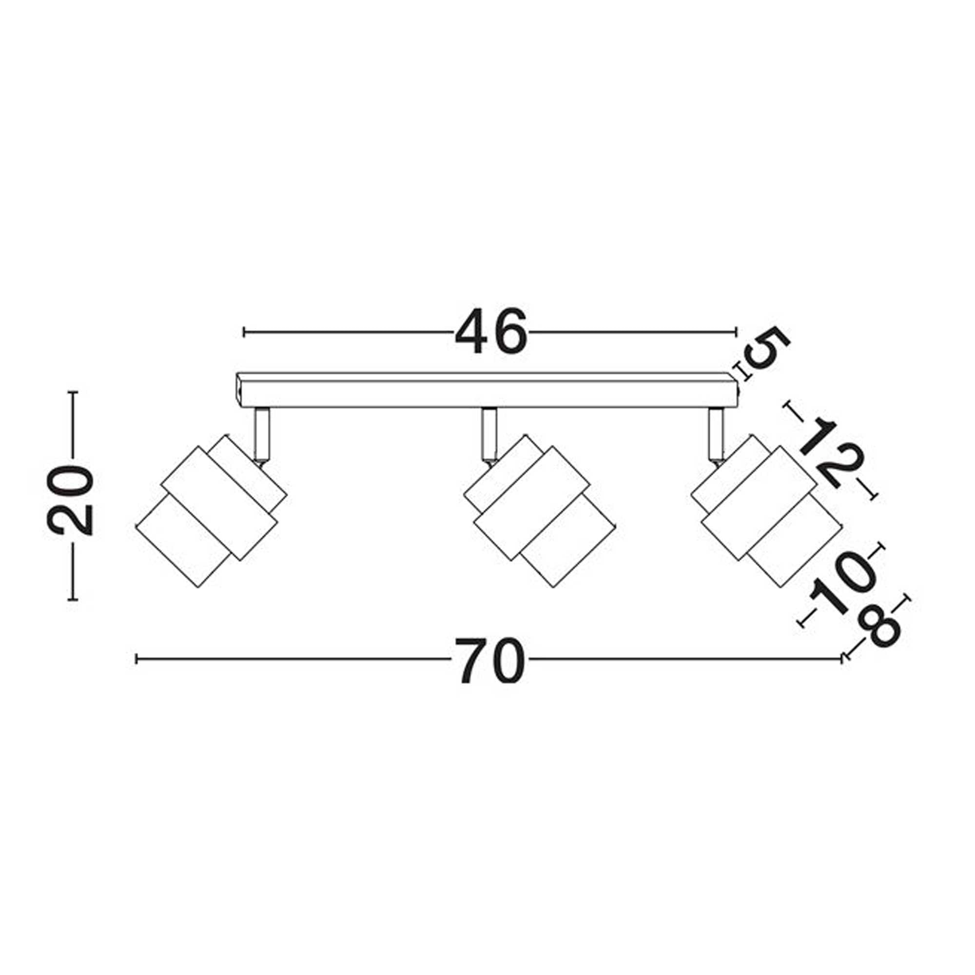 Стъклена лампа за таван Nova Luce Sianna E27