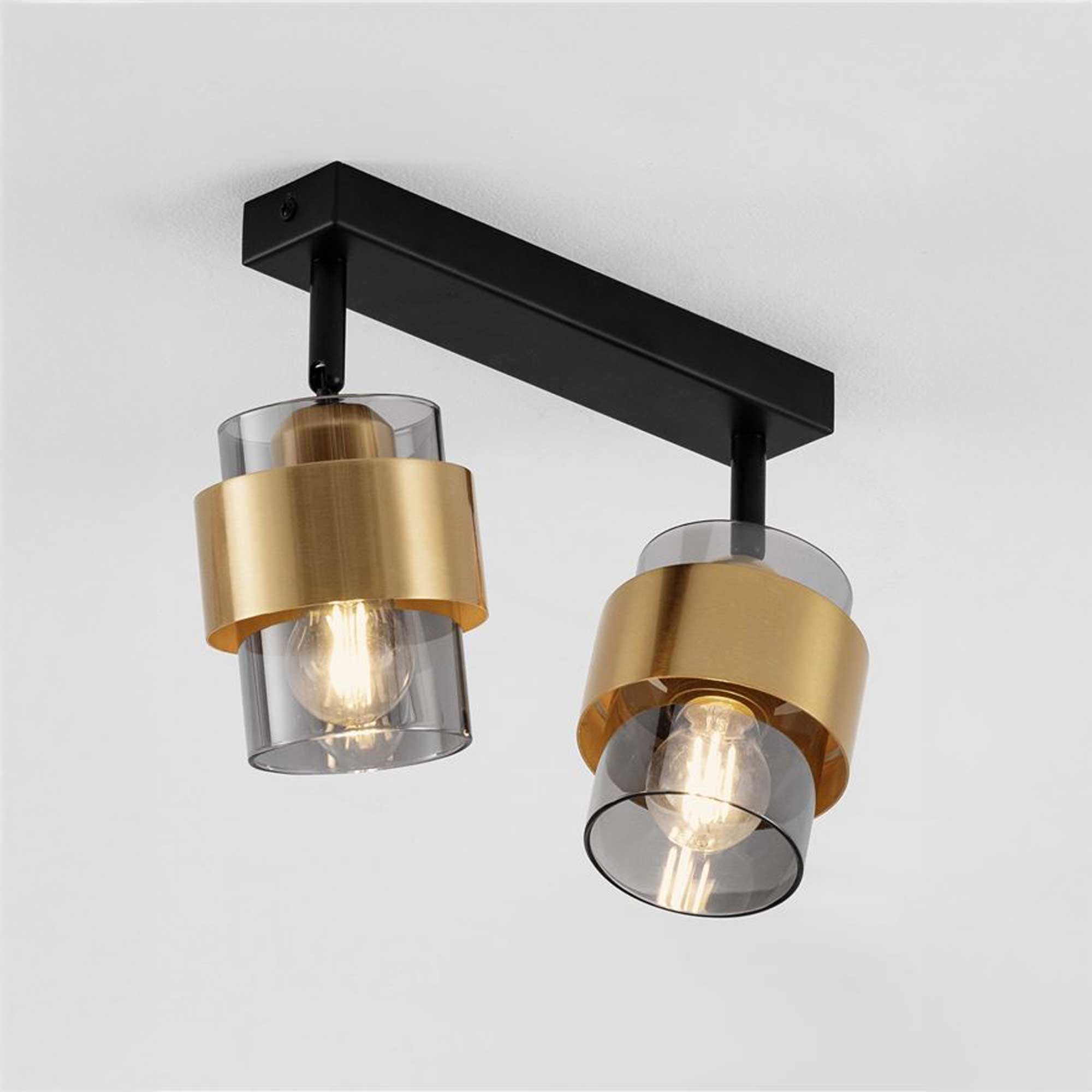 Стъклена лампа за таван Nova Luce Sianna E27