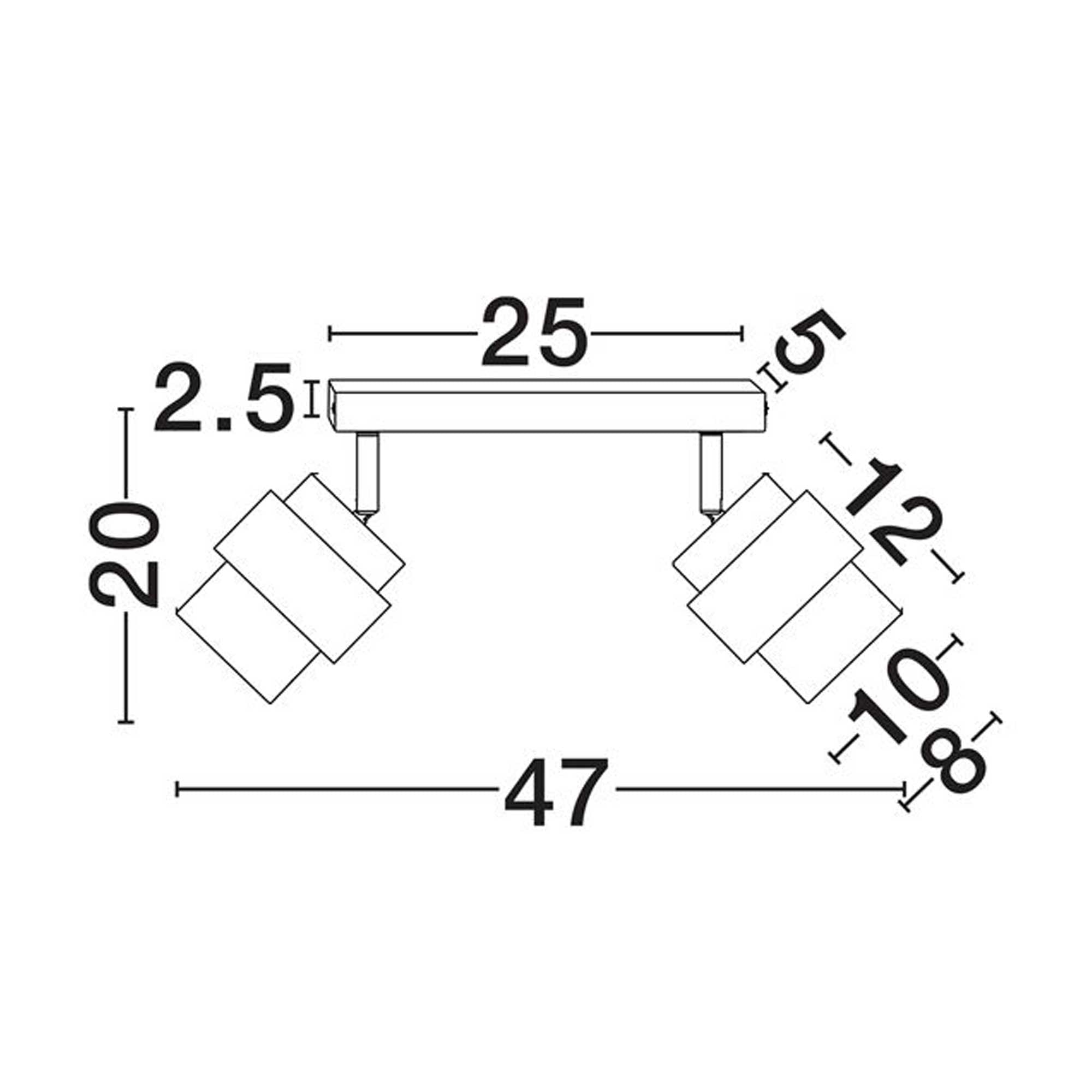 Стъклена лампа за таван Nova Luce Sianna E27
