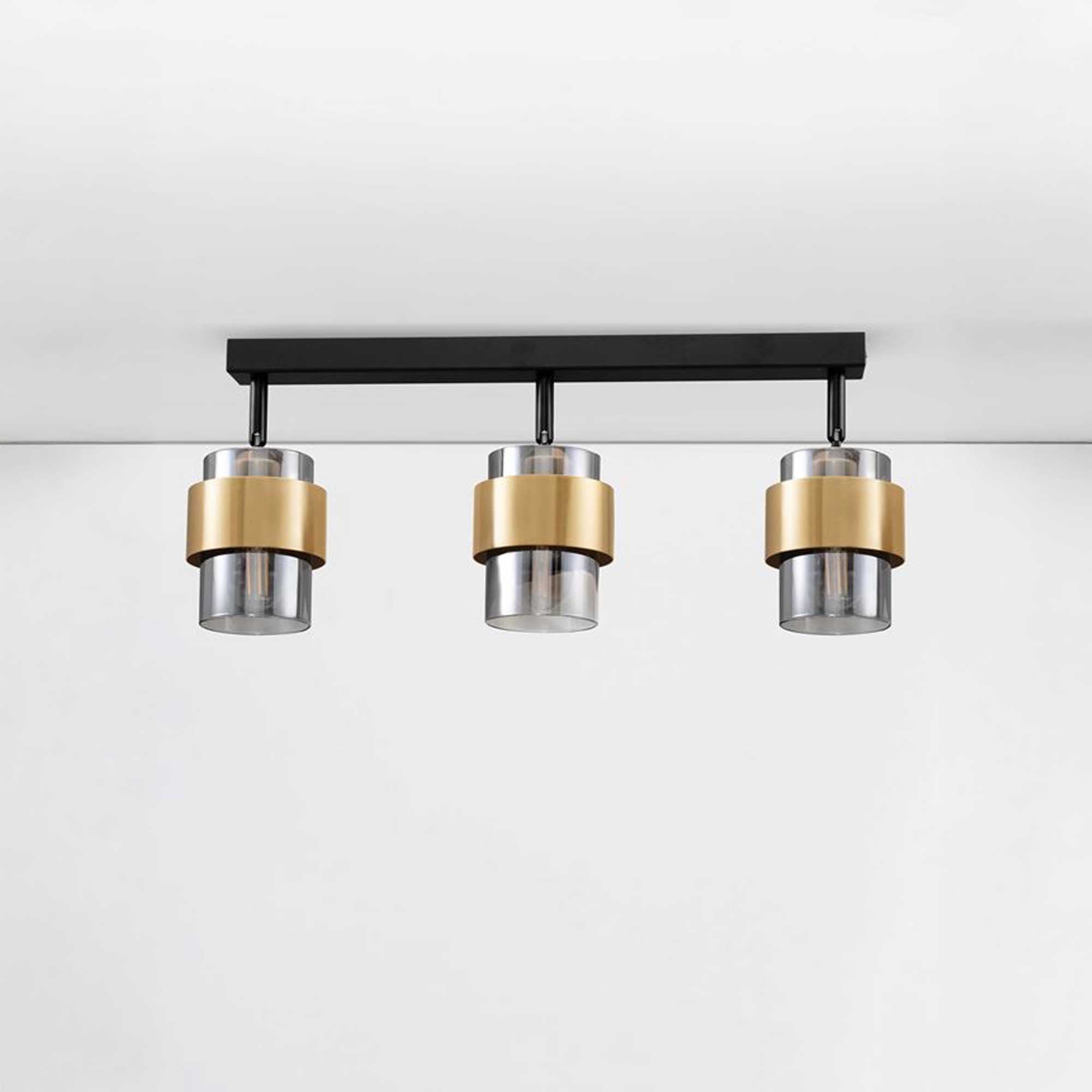 Стъклена лампа за таван Nova Luce Sianna E27