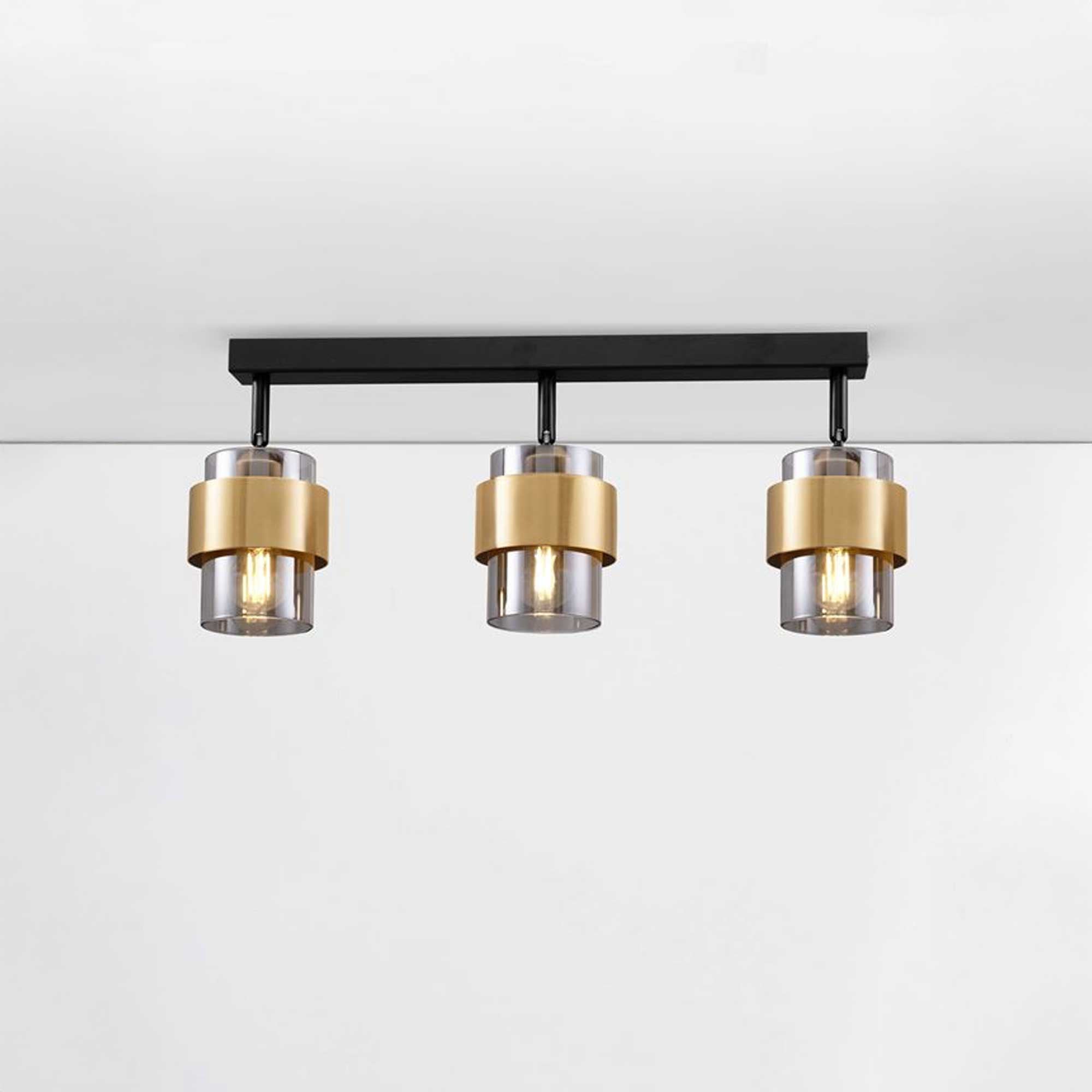 Стъклена лампа за таван Nova Luce Sianna E27