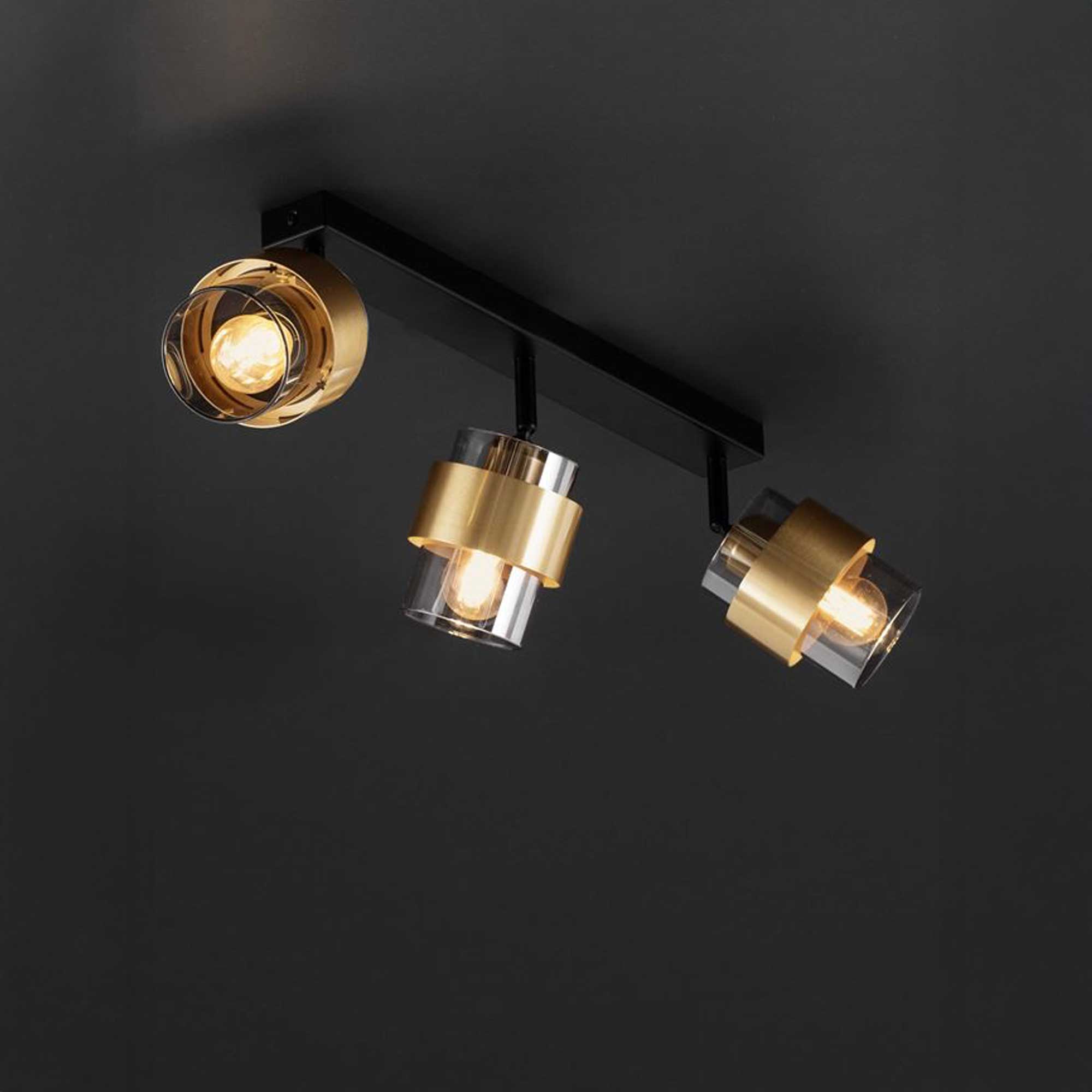 Стъклена лампа за таван Nova Luce Sianna E27