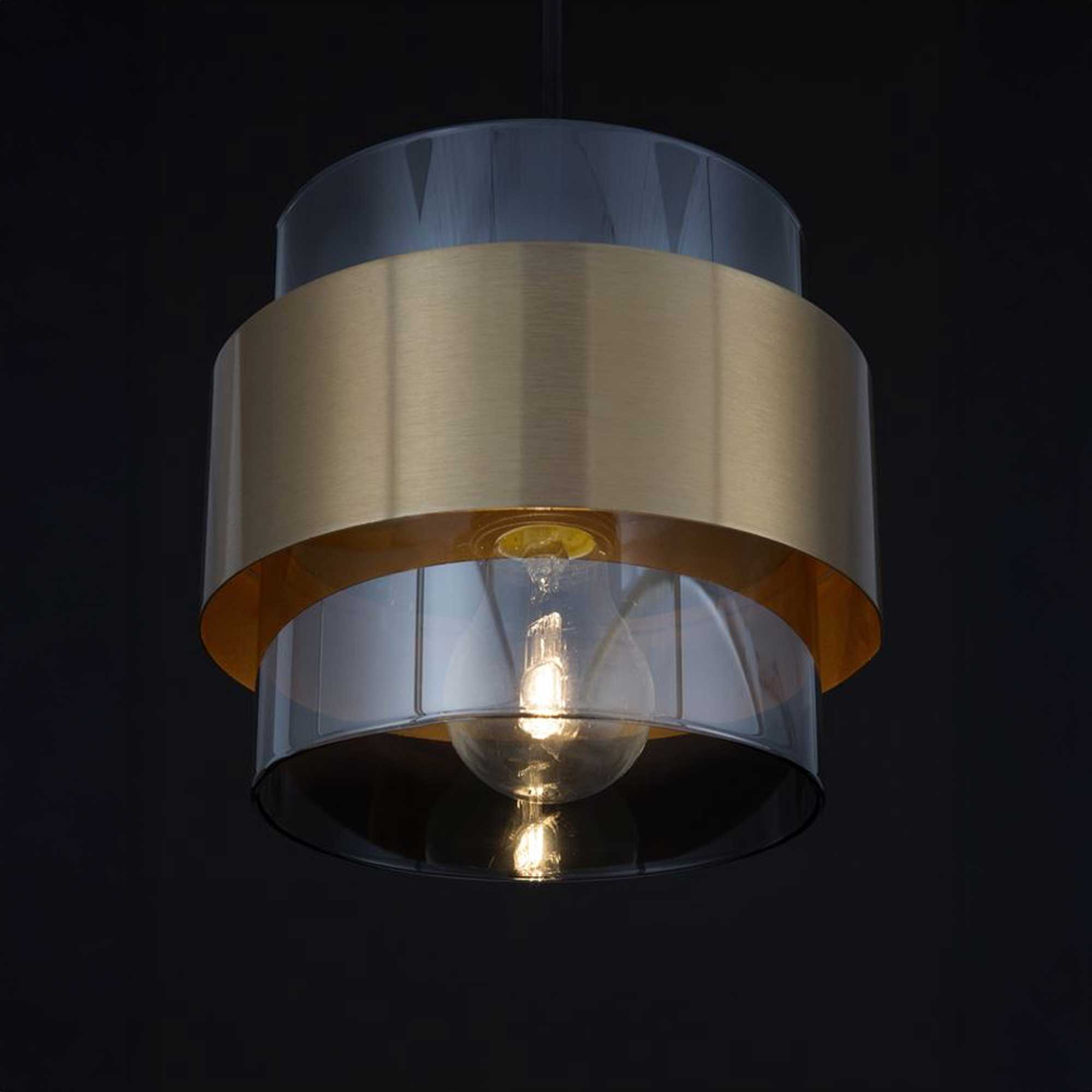 Стъклена висяща лампа Nova Luce Sianna E27