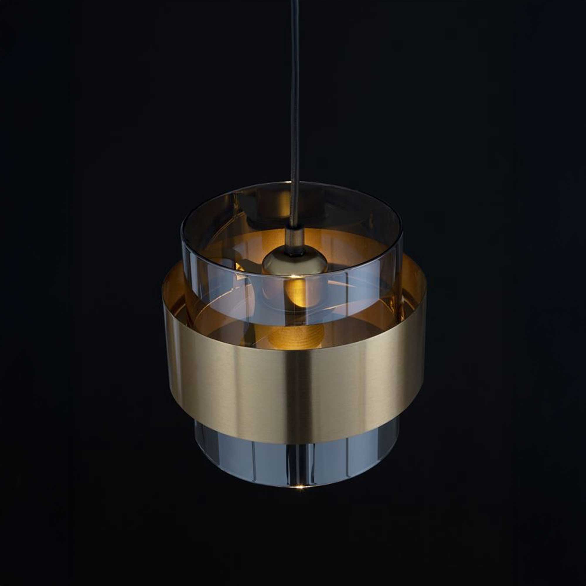 Стъклена висяща лампа Nova Luce Sianna E27