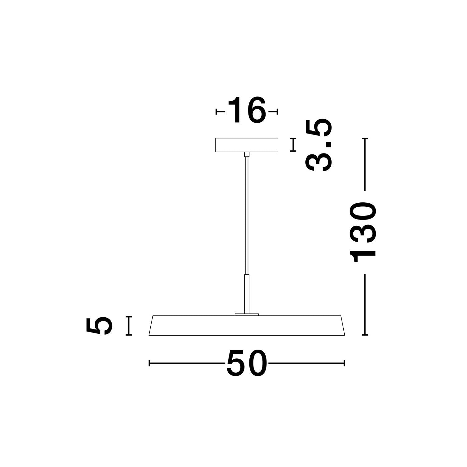 Nova Luce Vetro LED závěsné svítidlo
