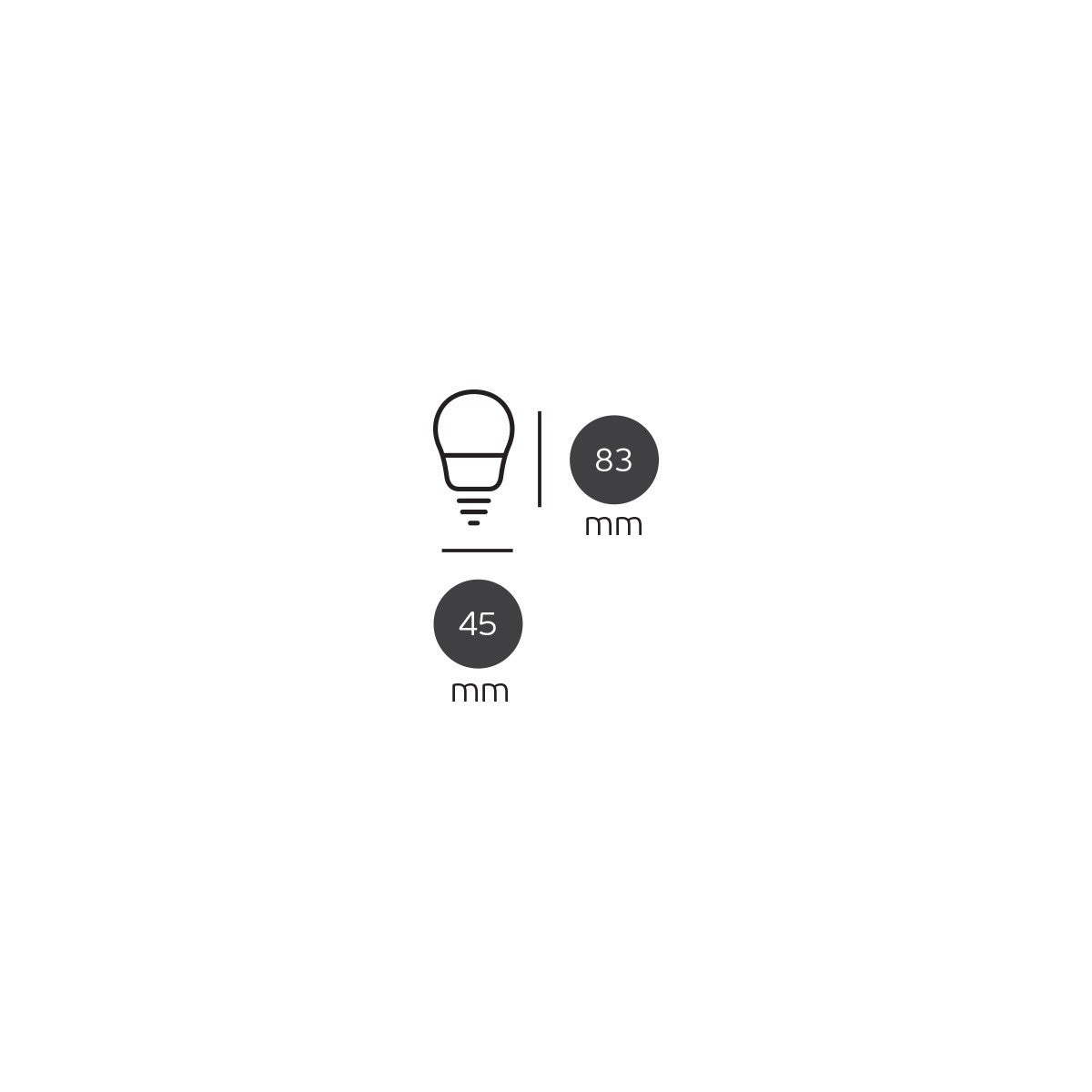 LED лампа VK Light Mini Globe Plastic E27 540 lm, ø45, 6 W