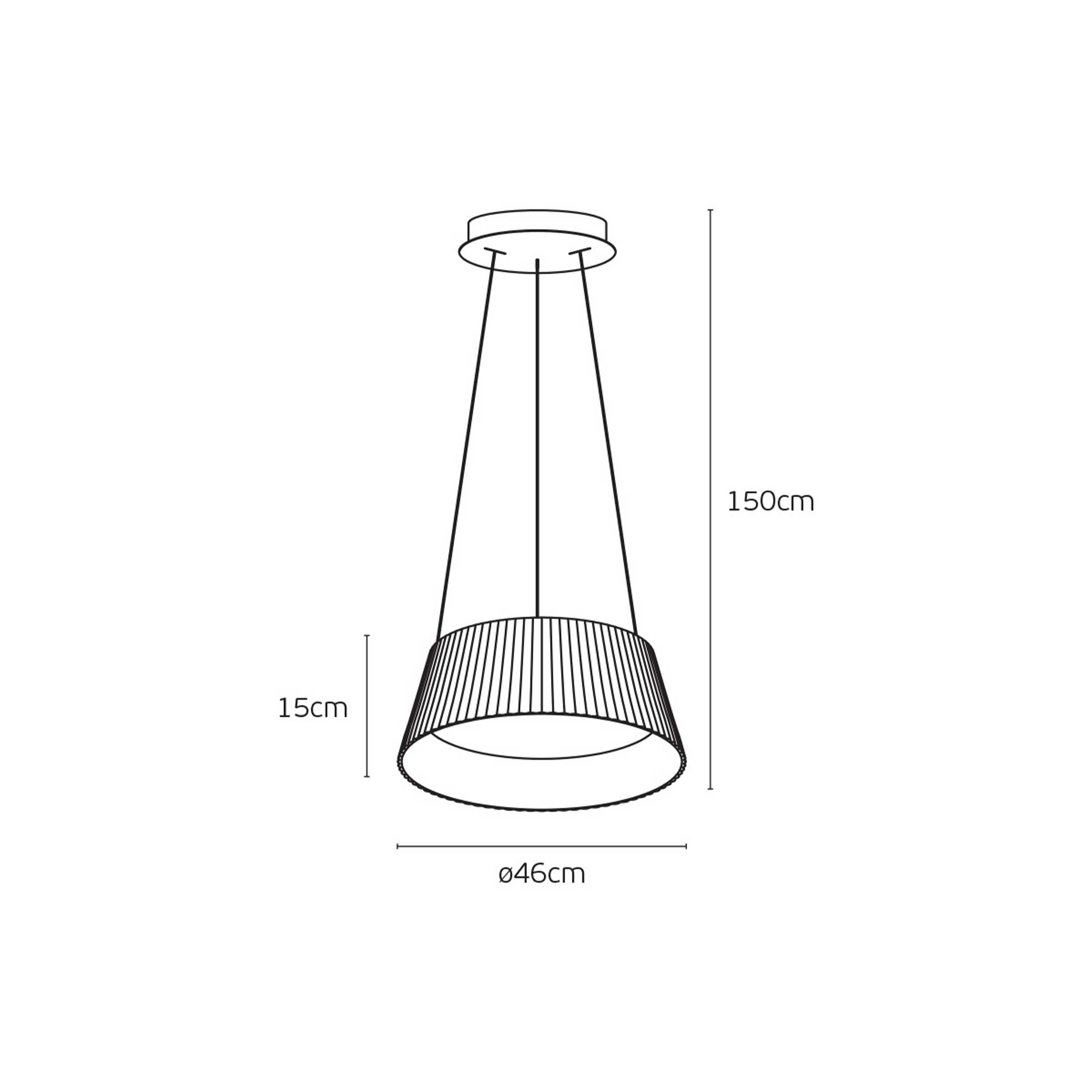 VK Light Aelia Wood LED висяща лампа
