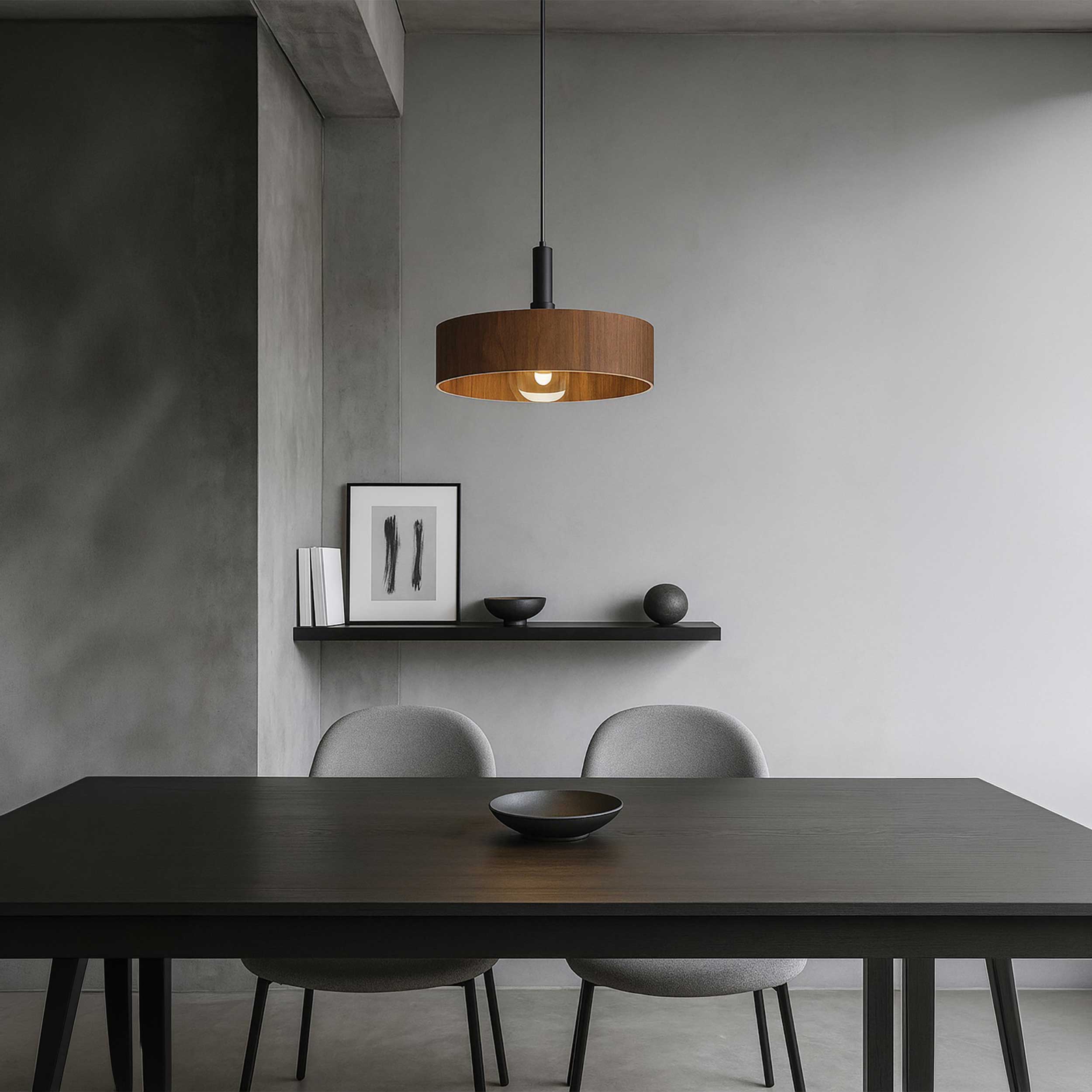 VK Light Halo E27 кръгла висяща лампа