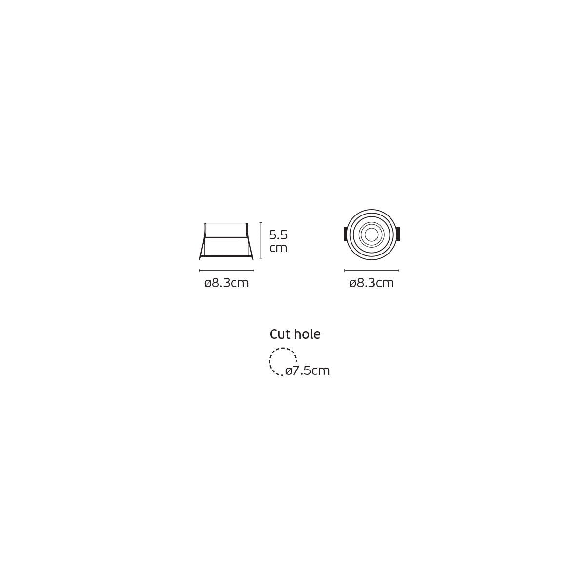 VK Light Celeno LED вграден осветител IP65