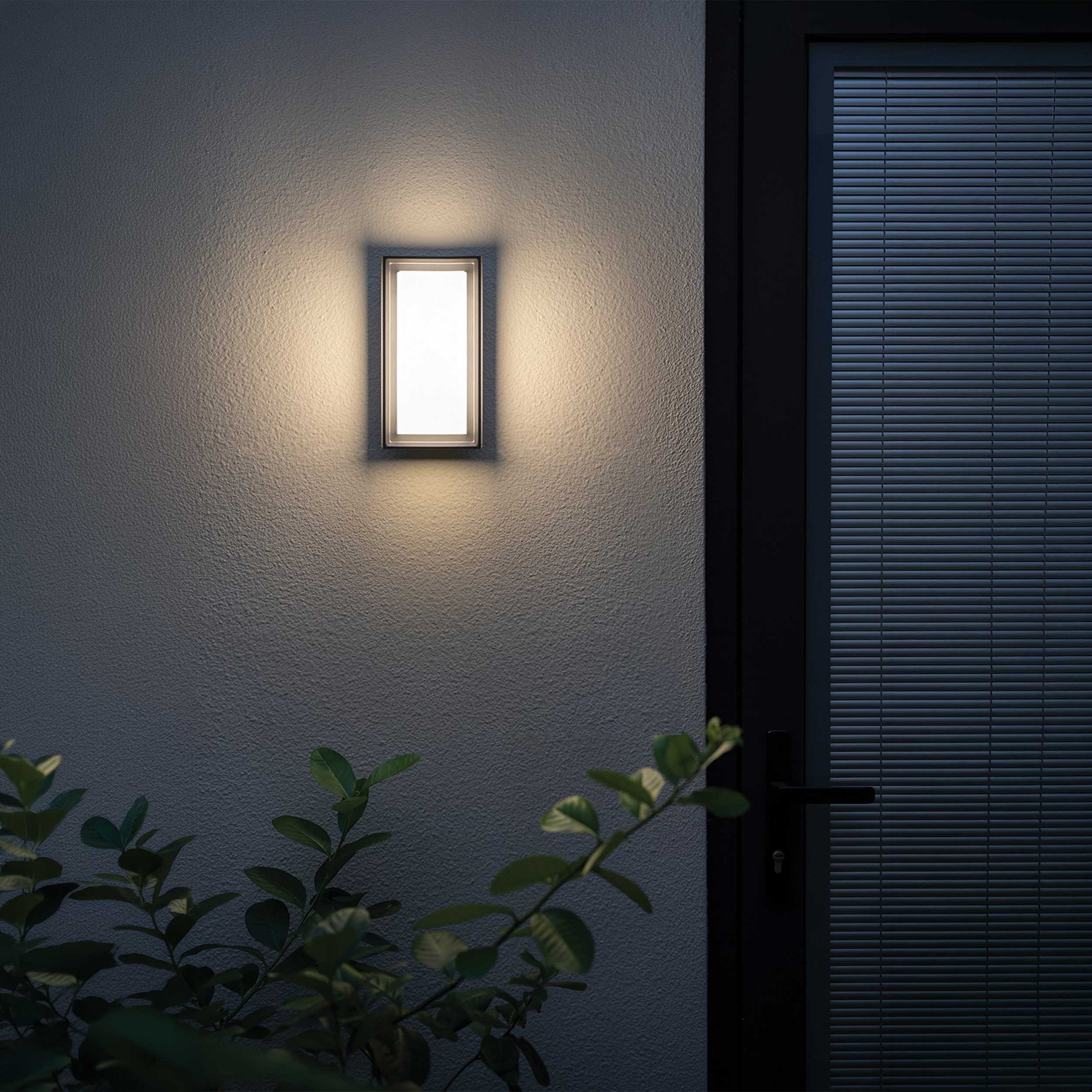 VK Light Neon LED стенна лампа IP65, правоъгълна