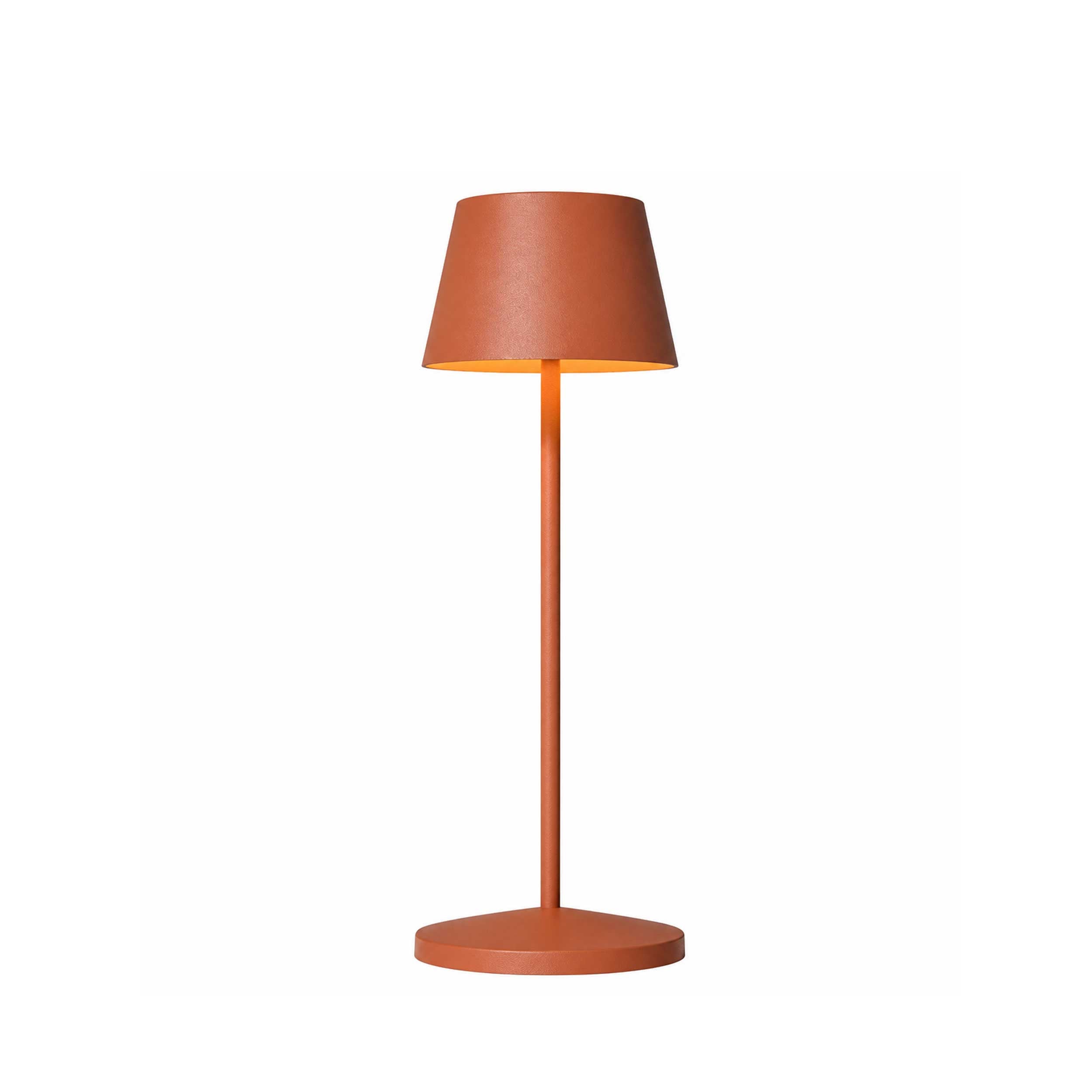 VK Light Opos LED преносима настолна лампа IP65, кръгла