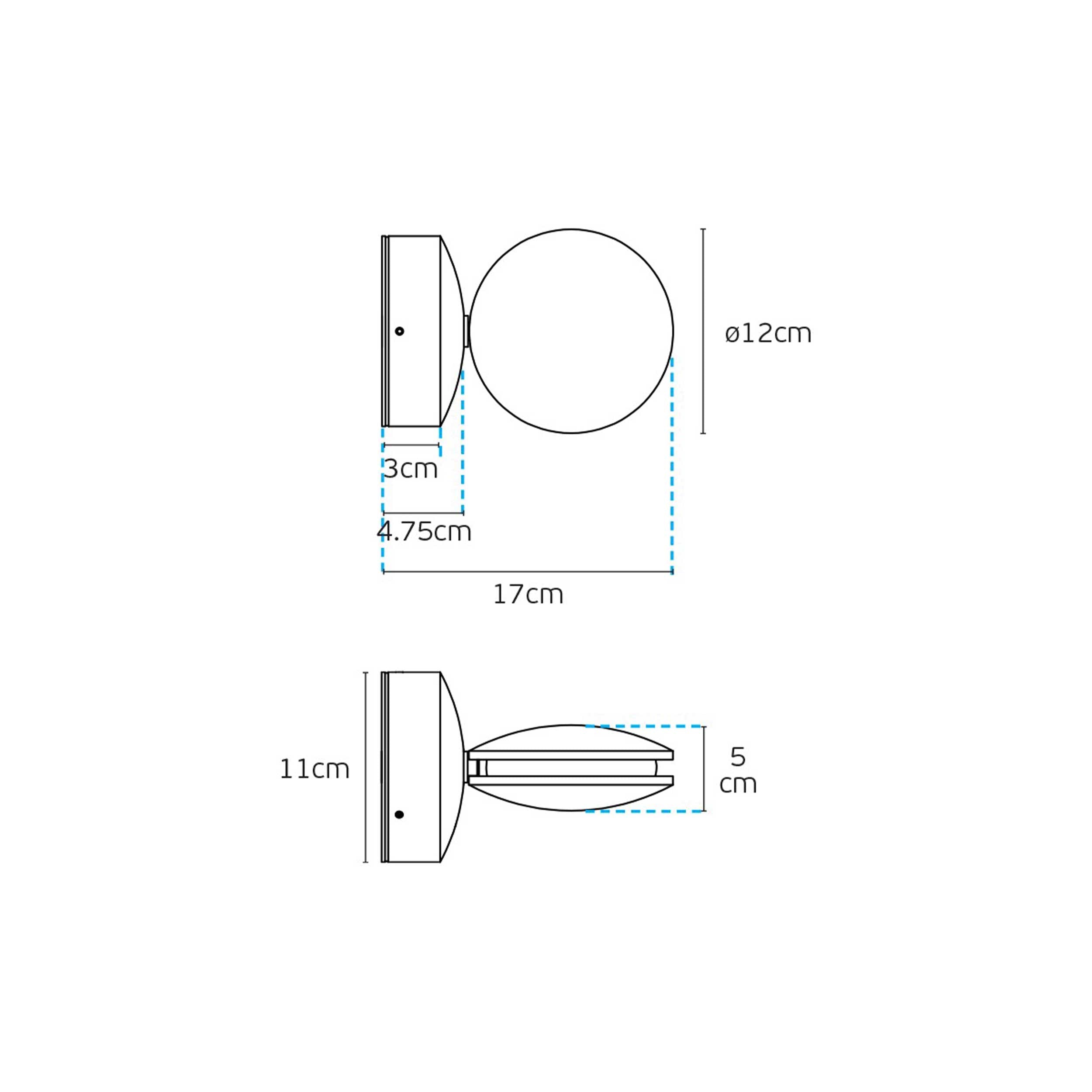 VK Light Pint LED стенна лампа IP54