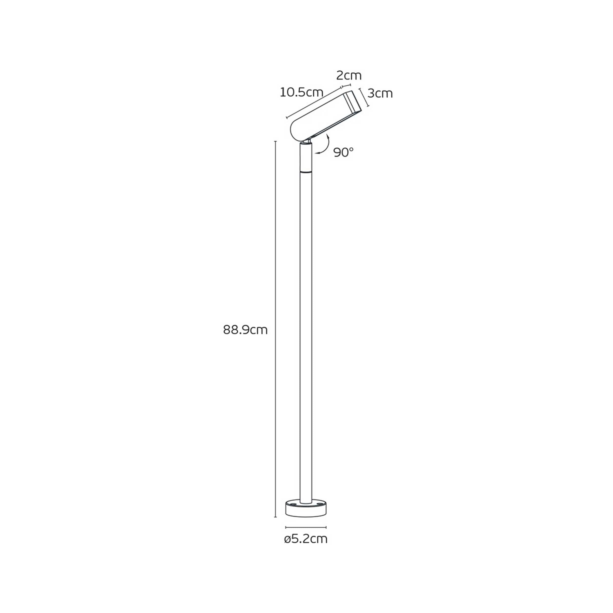 VK Light Robi LED стълбово осветително тяло IP65