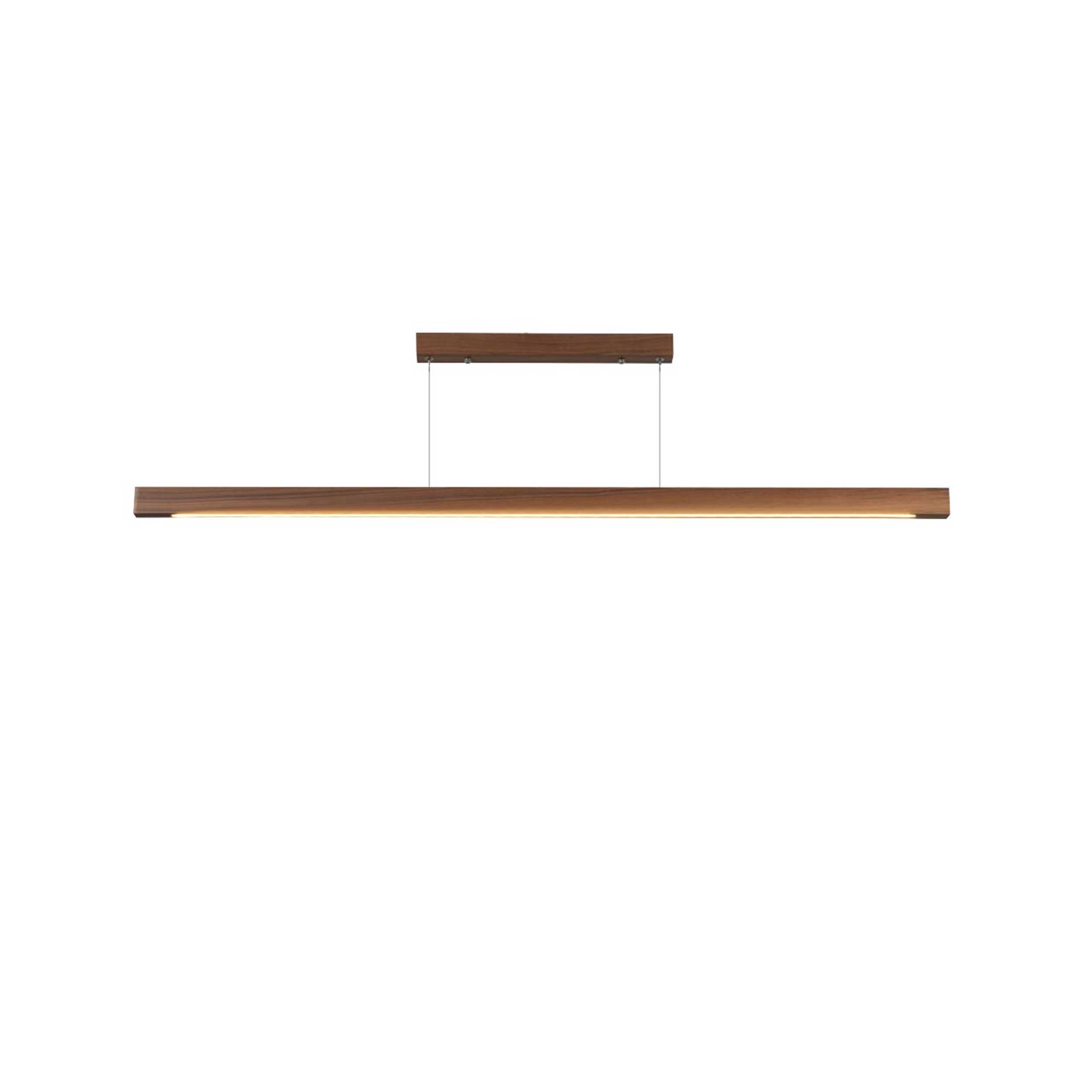 VK Light Woody LED висяща линейна дървена лампа