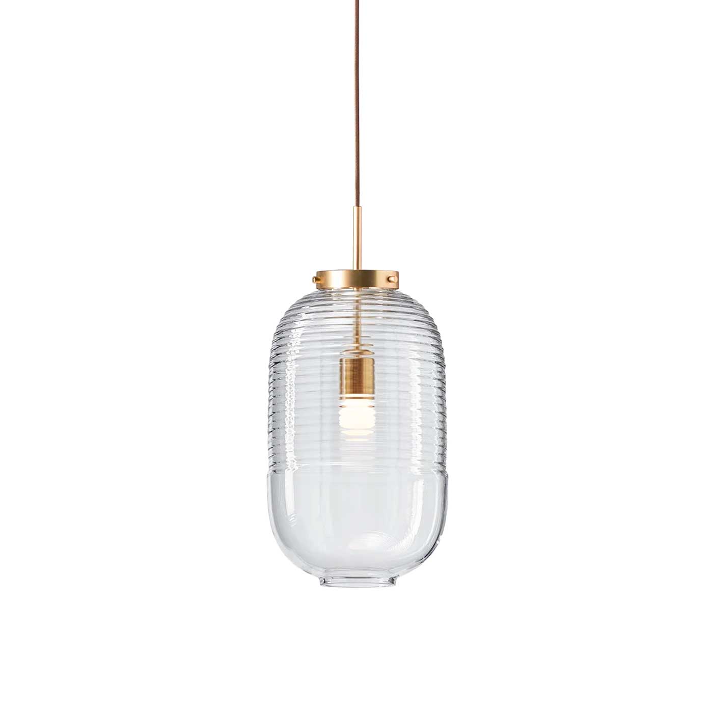 Bomma Lantern E27 skleněné závěsné svítidlo