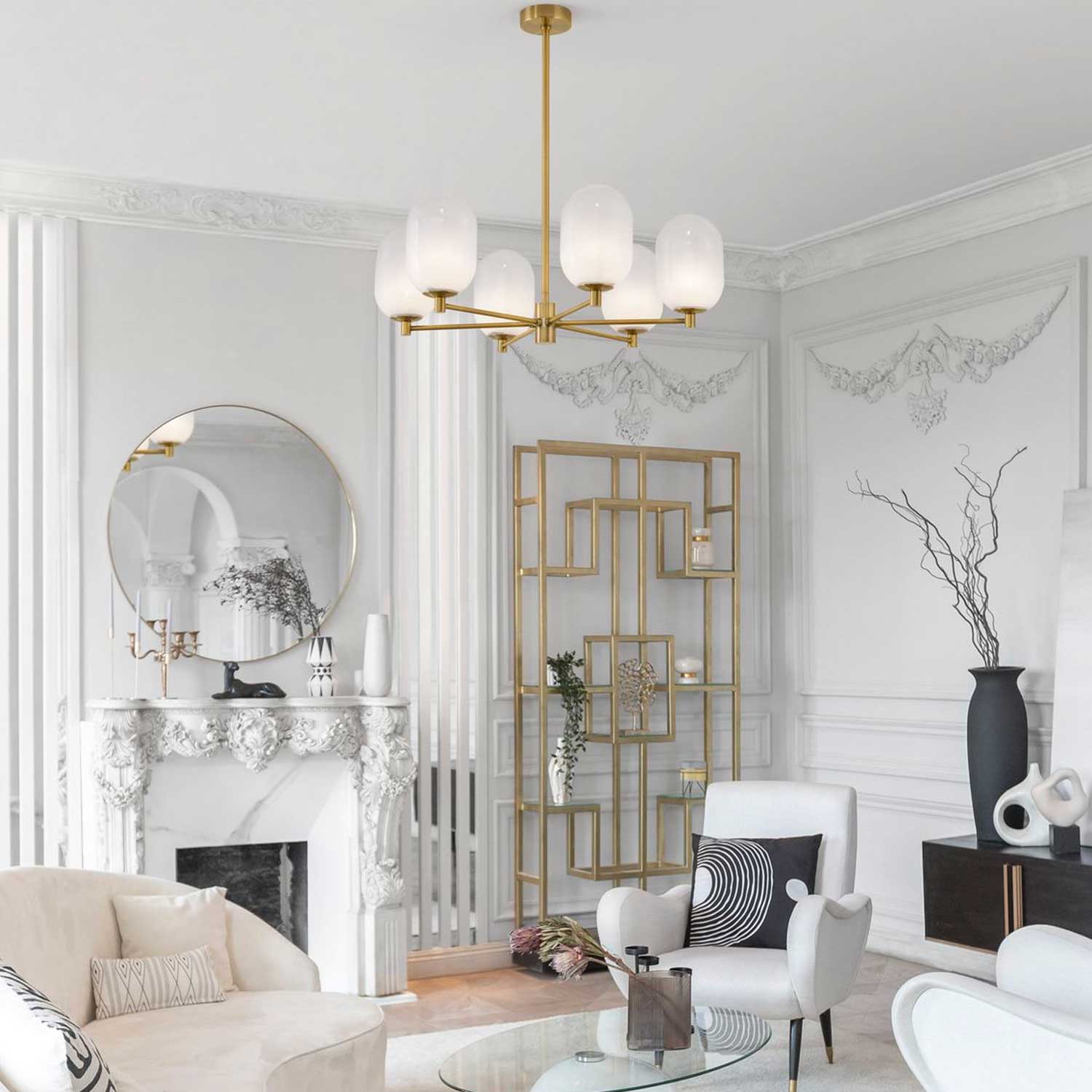 Nova Luce Balor G9 skleněný závěsný lustr