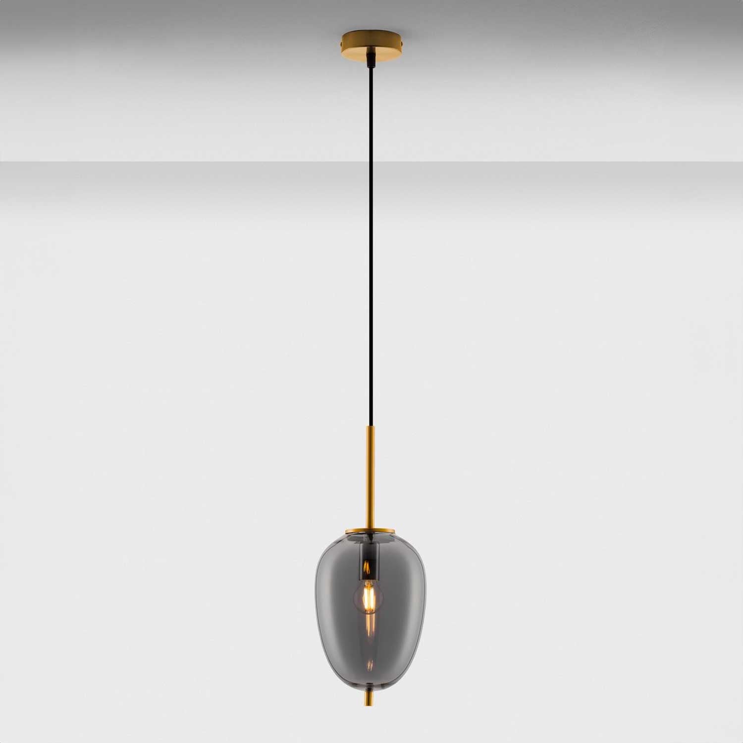 Nova Luce Lato E14 skleněné závěsné svítidlo