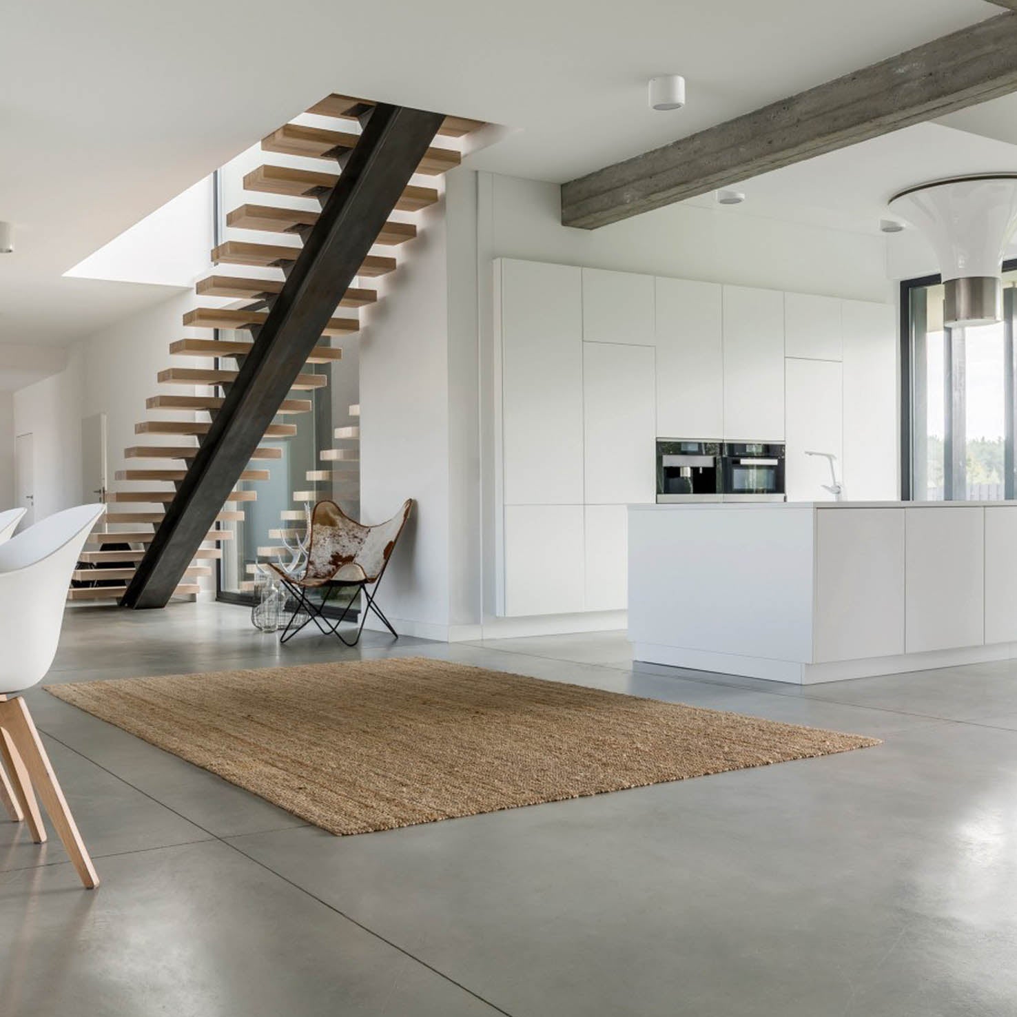 Indeluz Buis LED stropní svítidlo bílé