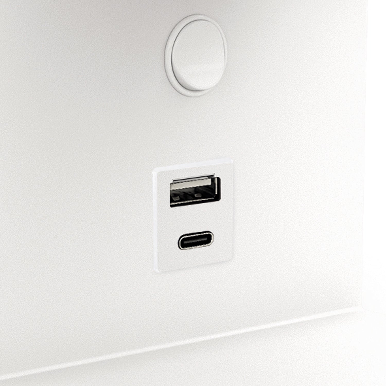 Exo Serene USB LED nástěnné svítidlo černé