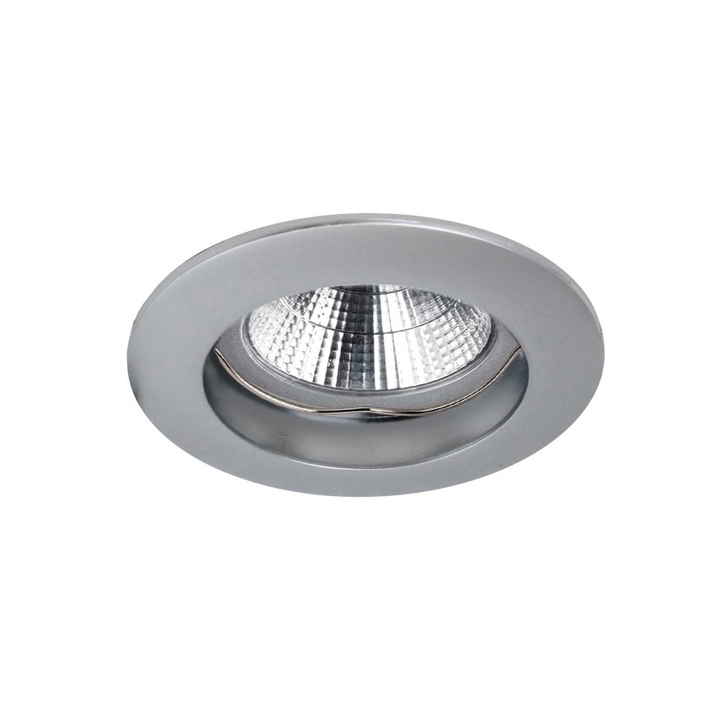 Indeluz Nix Round GU10 zápustné svítidlo stříbrné