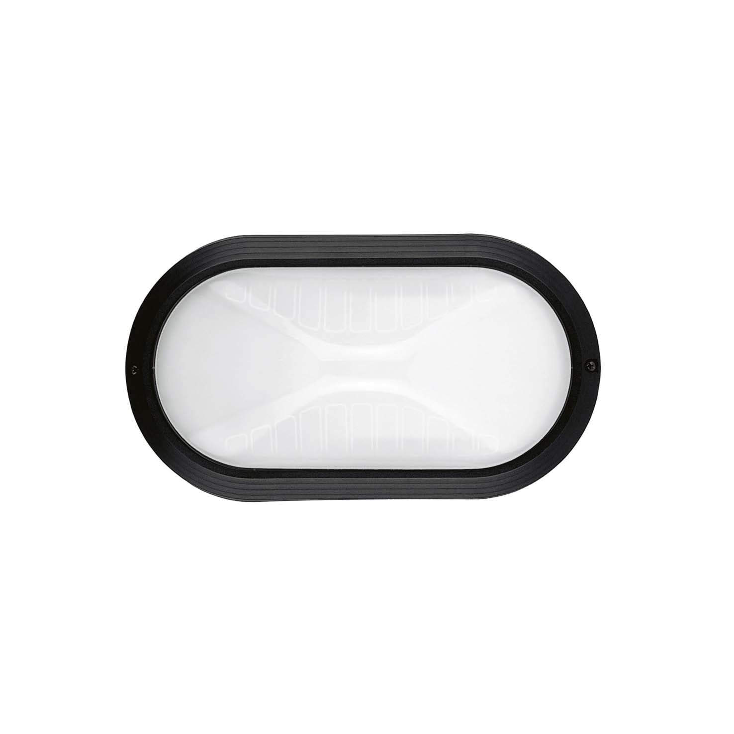 Cristher Plaff oval E27 přisazené svítidlo černé