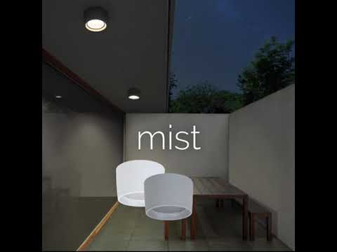 Зареждане на видео: Dopo Mist GX53 přisazené svítidlo černé