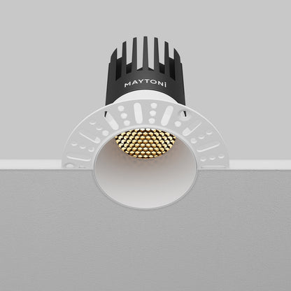 Maytoni downlight Dip LED 50° вграден кръгъл осветител, бял