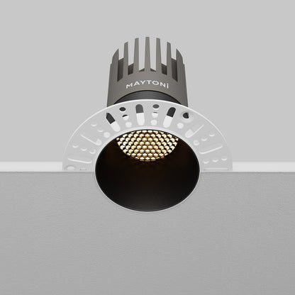Maytoni downlight Dip LED 50° вграден кръгъл осветител, черен
