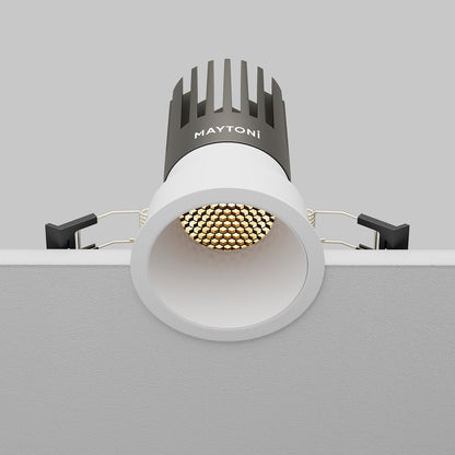 Maytoni downlight Dip LED 50° вграден кръгъл осветител, бял