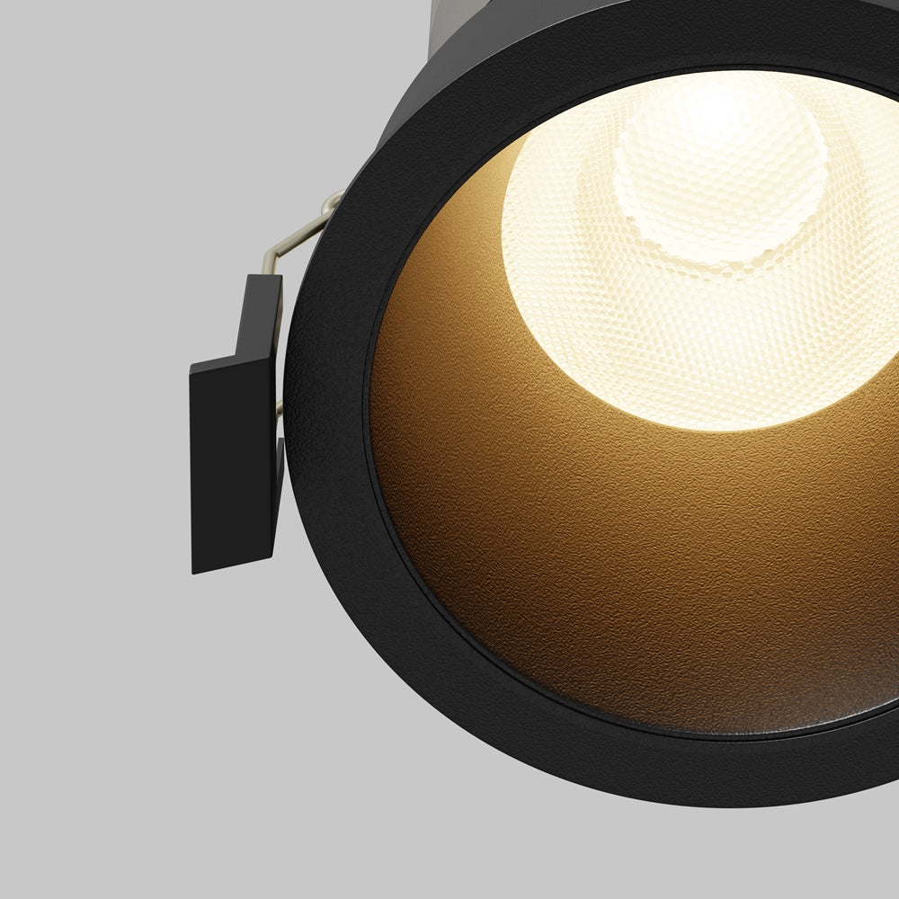 Maytoni downlight Dip LED 50° вграден кръгъл осветител, черен