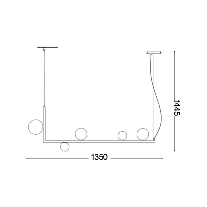 Ideal lux Birds G9 závěsné svítidlo