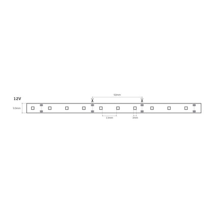 LED лента 12V CRI80 IP55 4000K (5 м)