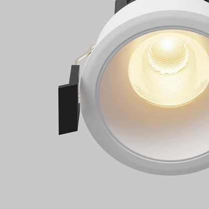 Maytoni downlight Dip LED 50° вграден кръгъл осветител, бял