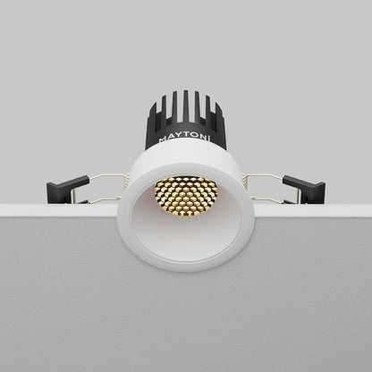 Maytoni downlight Dip LED 50° вграден кръгъл осветител, бял