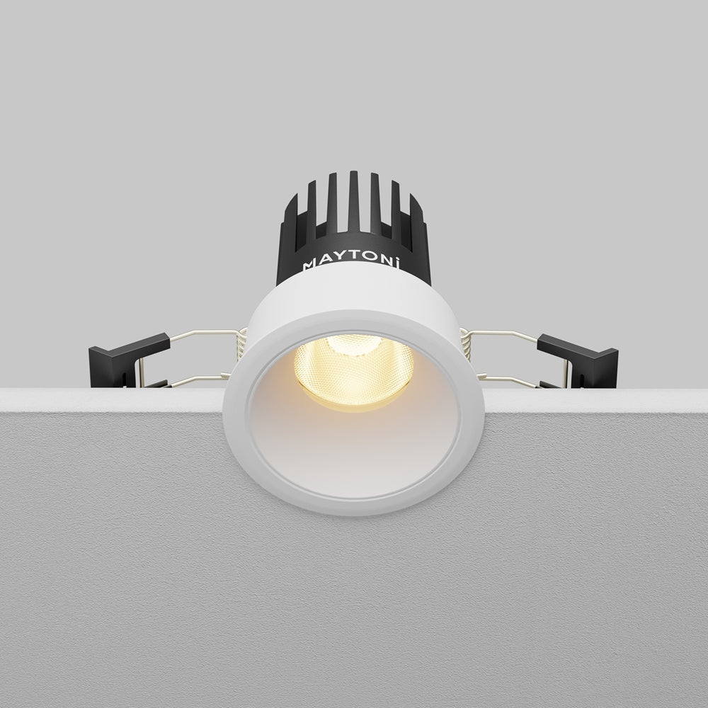 Maytoni downlight Dip LED 50° вграден кръгъл осветител, бял