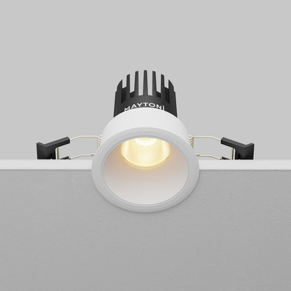 Maytoni downlight Dip LED 50° вграден кръгъл осветител, бял