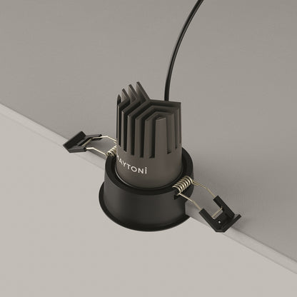 Maytoni downlight Dip LED 50° вграден кръгъл осветител, черен