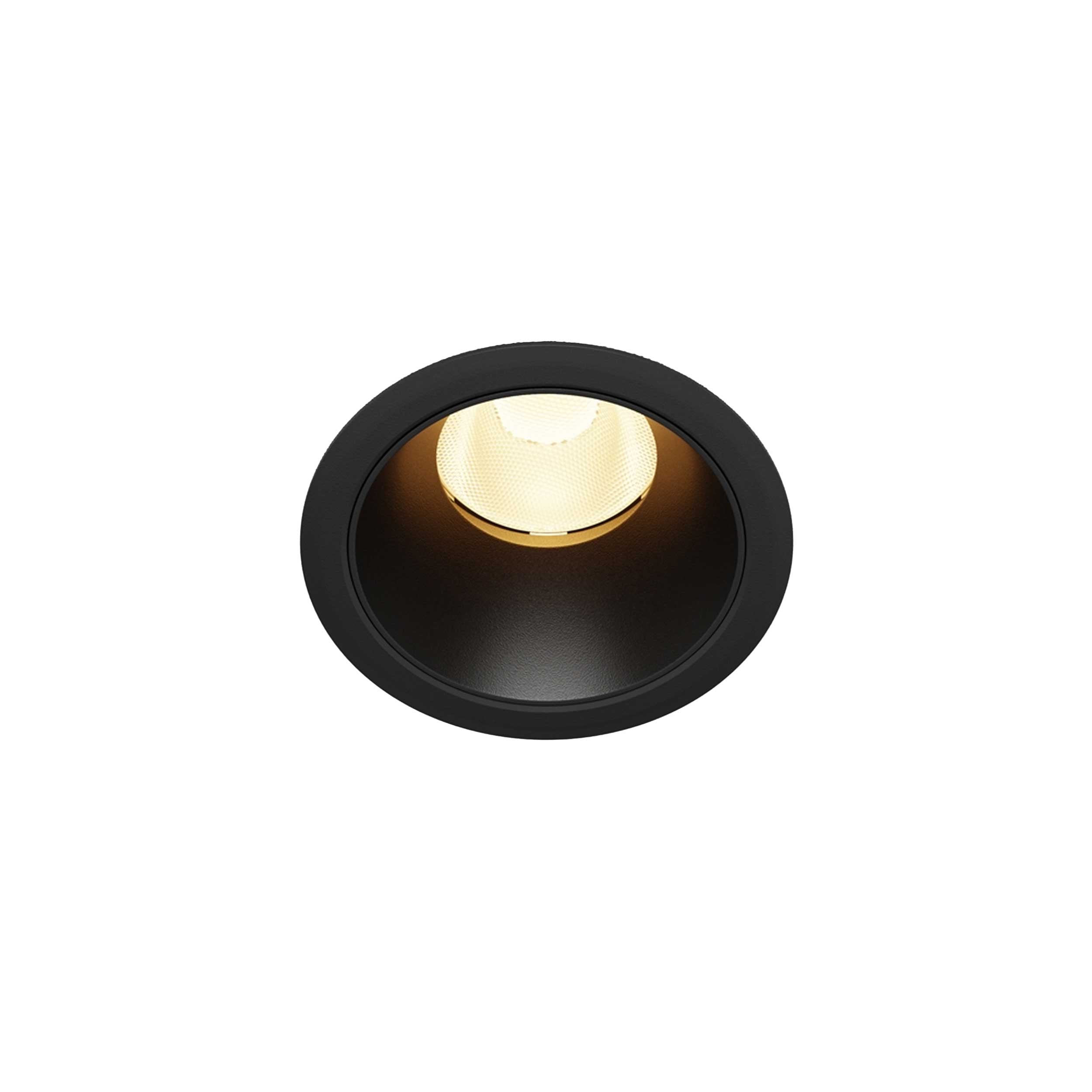 Maytoni downlight Dip LED 50° вграден кръгъл осветител, черен