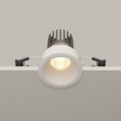 Maytoni downlight Dip LED 50° вграден кръгъл осветител, бял