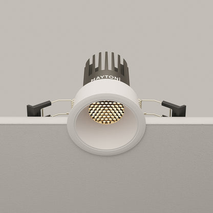 Maytoni downlight Dip LED 50° вграден кръгъл осветител, бял