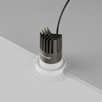 Maytoni downlight Dip LED 50° вграден кръгъл осветител, бял