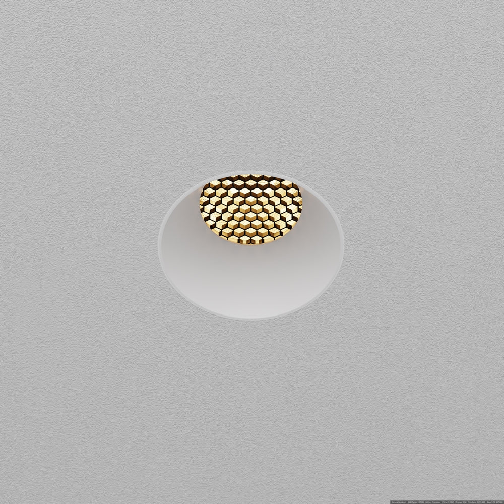 Maytoni downlight Dip LED 50° вграден кръгъл осветител, бял