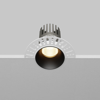 Maytoni downlight Dip LED 50° вграден кръгъл осветител, черен
