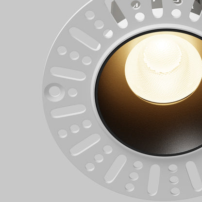 Maytoni downlight Dip LED 50° вграден кръгъл осветител, черен