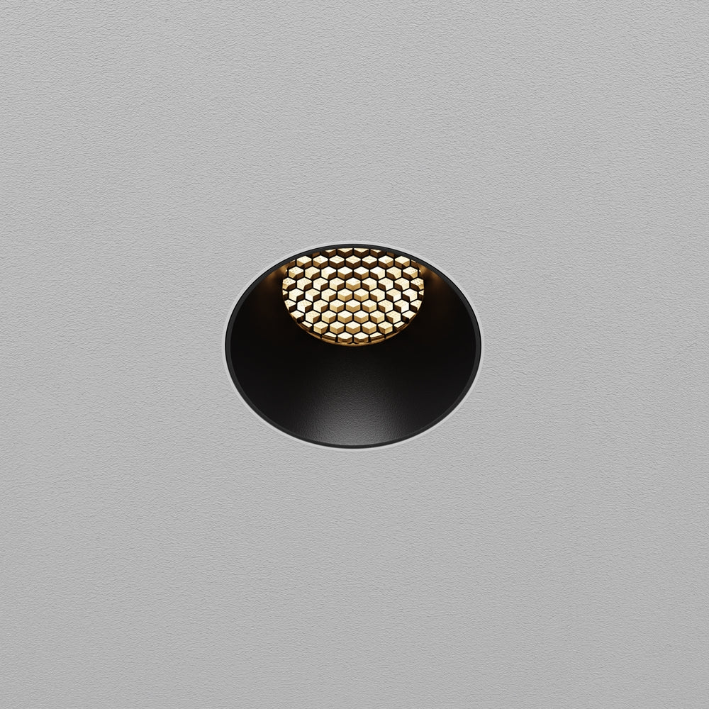 Maytoni downlight Dip LED 50° вграден кръгъл осветител, черен