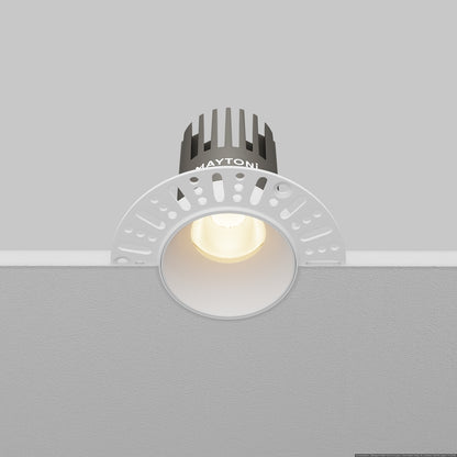 Maytoni downlight Dip LED 50° вграден кръгъл осветител, бял