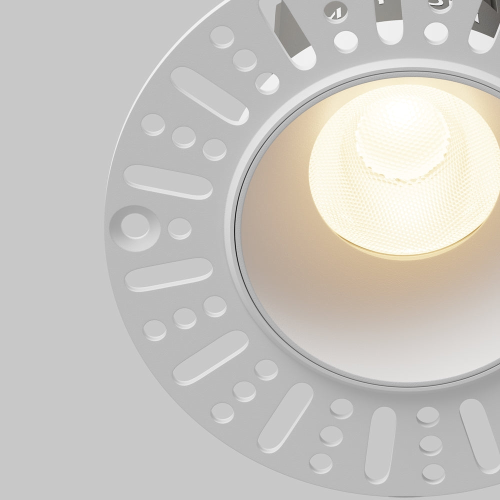 Maytoni downlight Dip LED 50° вграден кръгъл осветител, бял
