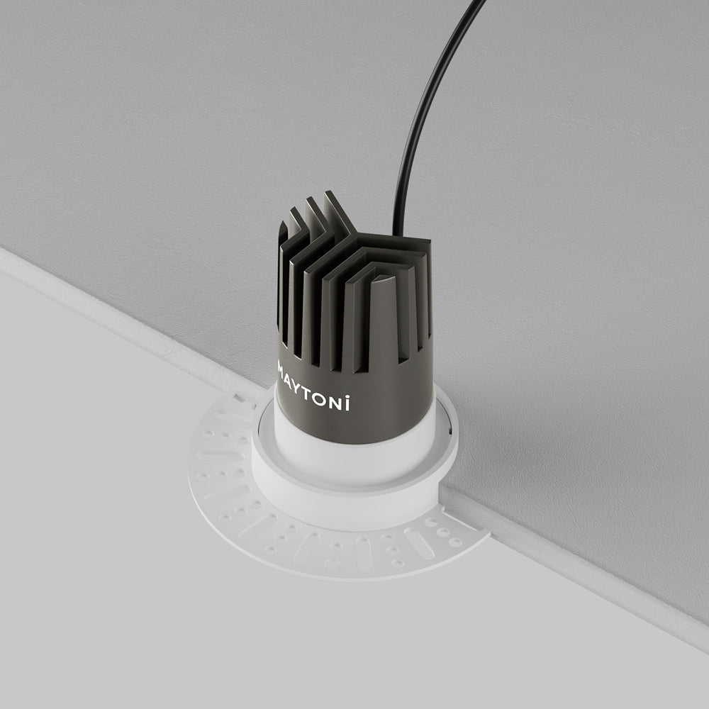 Maytoni downlight Dip LED 50° вграден кръгъл осветител, бял