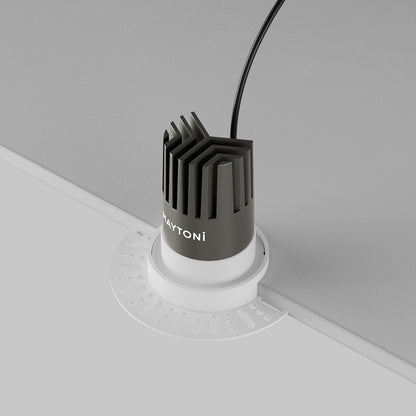 Maytoni downlight Dip LED 50° вграден кръгъл осветител, бял