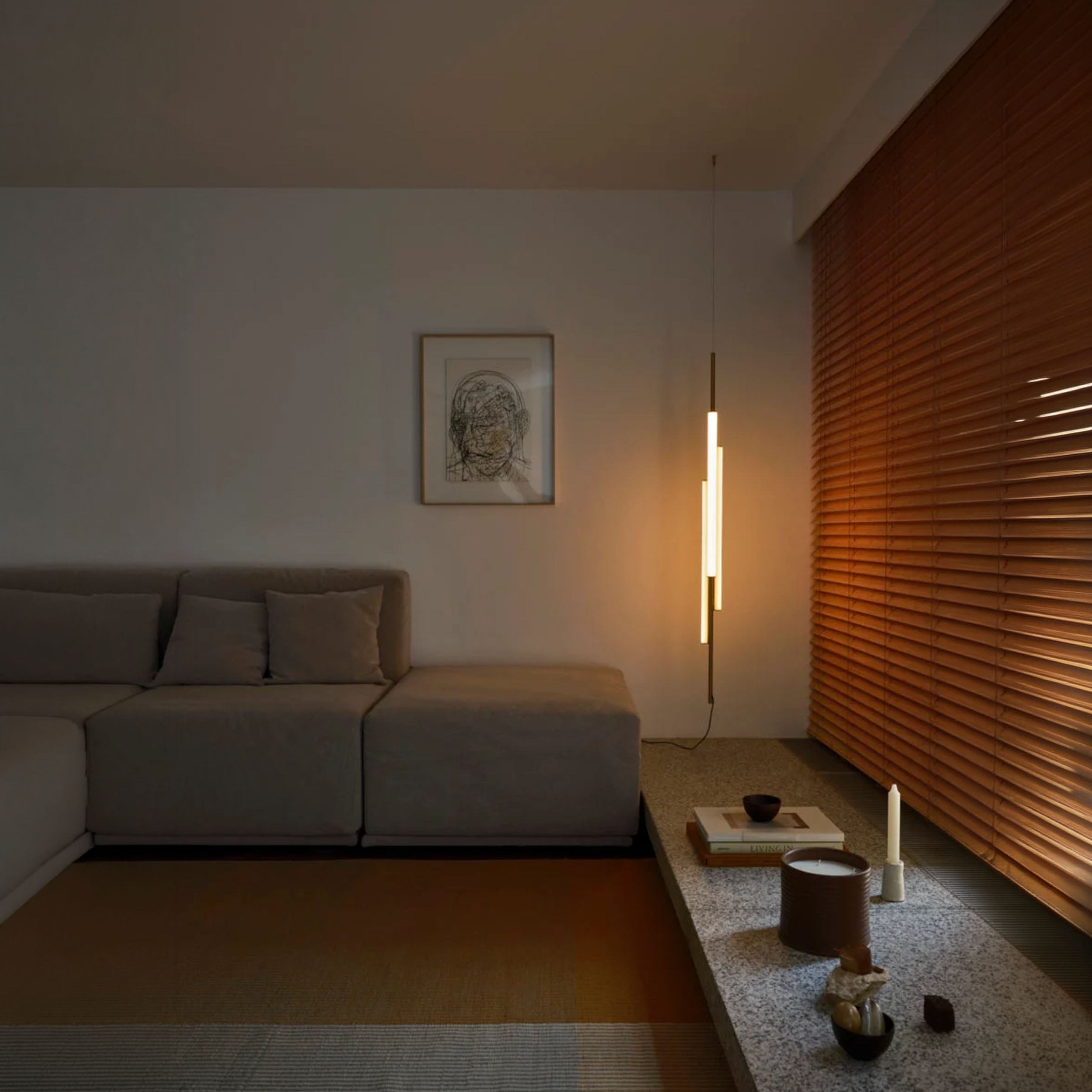 Marset Ambrosia V3 LED Plug in – висяща вертикална лампа
